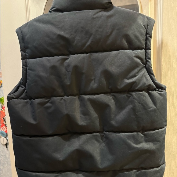 Man’s vest for winter stand up collar, on zipper and snaps, double pockets. - Picture 2 of 6
